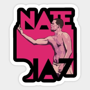 Nate diaz Sticker